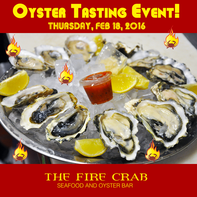 Oyster Tasting Event Orange County OC Garden Grove Kumamoto Shigoku Fire Crab