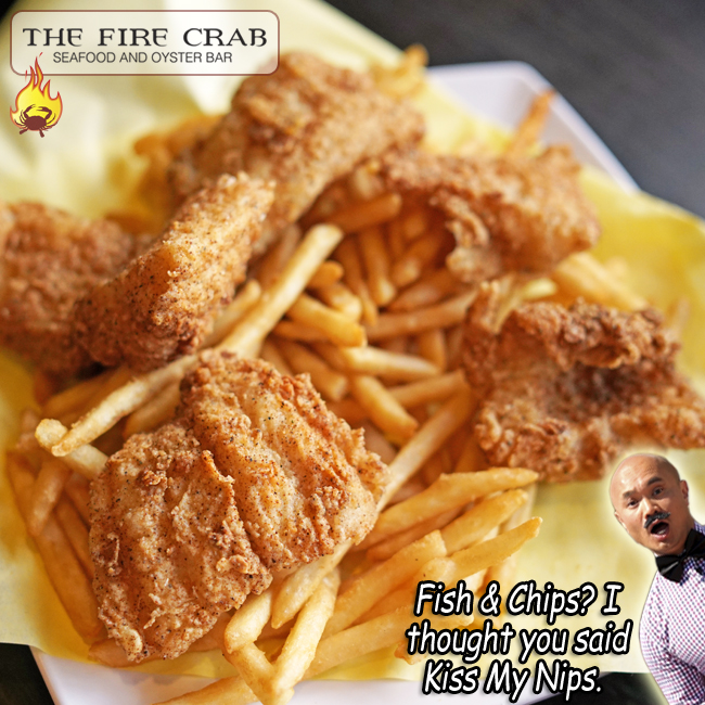 Fish 'n Chips Sweet Potato Fries Garden Grove Cajun Restaurant OC Orange County Fire Crab Fish 'n Chips Sweet Potato Fries Garden Grove Cajun Restaurant OC Orange County Fire Crab