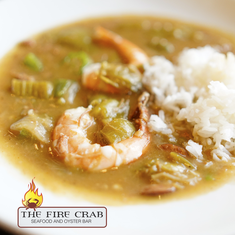 Gumbo Okra Shrimp Garden Grove Cajun Restaurant Orange County OC Fire Crab