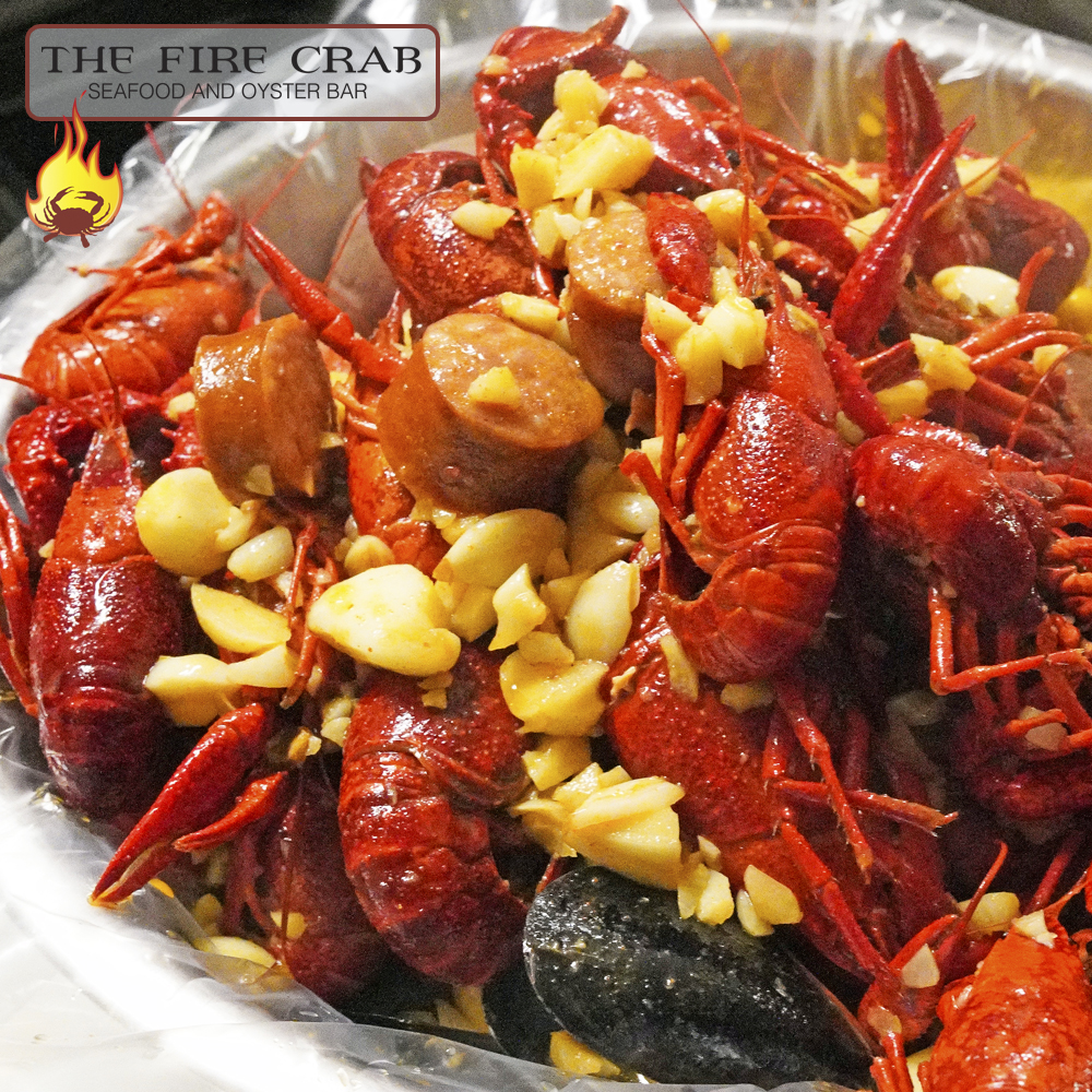 Live Crawfish Combo Corn Sausage Garden Grove Orange County OC Fire Crab