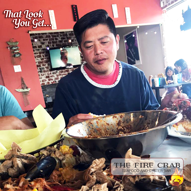 Food Coma That Look You Get Satisfied Blissful Orange County Cajun Fire Crab Restaurant Food Coma That Look You Get Satisfied Blissful Orange County Cajun Fire Crab Restaurant