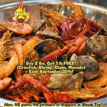 Fire Crab Garden Grove Crawfish Clams Shrimp Mussels Grand Opening Special