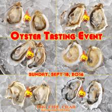 Oyster Tasting Foodie Event Orange County OC Fire Crab Garden Grove 