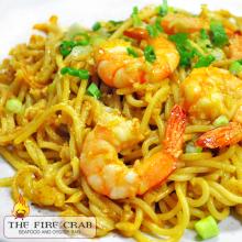 Cajun Garlic Noodles Shrimp Entrees Fire Crab Orange County OC Garden Grove