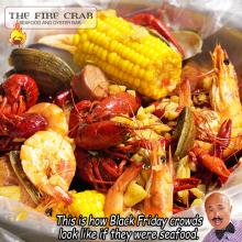 Live Crawfish Shrimp Clams Cajun Combo Seafood Garden Grove Orange County OC Fire Crab