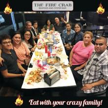 Eat with Your Crazy Family Fire Crab Orange County OC Garden Grove Large Party