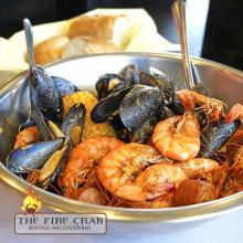 Mussels Shrimp Cajun Combo Seafood Dish Orange County Garden Grove OC Fire Crab