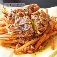 Soft Shell Crab Chips Cajun Garlic Fries Orange County OC Fire Crab