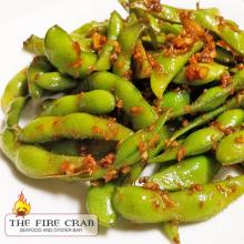 Spicy Garlic Edamame Orange County Cajun Restaurant Fire Crab OC